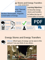 P7.1.1 - Energy Stores and Energy Transfers - Separate MCU