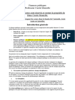 Finances Publiques