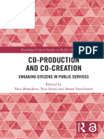 Brandsen T and Honingh M (2008) Definitions Co-Production and Co-Creation