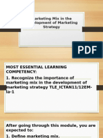 Module 5 B Marketing Mix