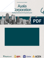 Case Analysis On Ayala Corporation