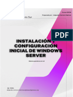 Instalacion y Configuracion Inicial Windows Server