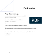 Contexte 1 Présentation de L'entreprise Fornali & Fils: Page D'ouverture, P. 10