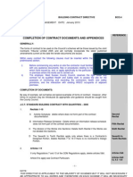 The JCT Minor Works Building Contracts 2005, BUILDING CONTRACT DIRECTIVE, COMPLETION OF CONTRACT DOCUMENTS AND APPENDICES