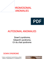 Chromosomal Anomalies