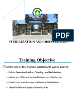 MODULE 13 STERILIZATION AND DISINFECTION Edited