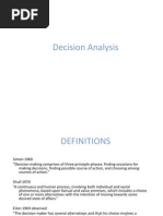 Decision Analysis