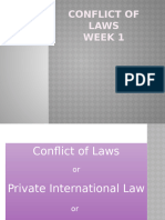 Conflict of Laws Slides