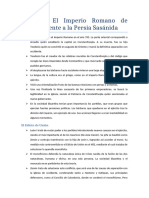 Tema 2. El Imperio Romano de Oriente Frente A La Persia Sasánida