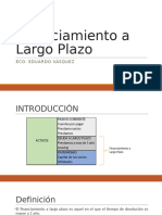 Financiamiento A Largo Plazo