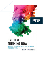 Critical Thinking Now - Nancy Burkhalter