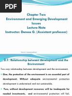 Chapter 2 Enviroment and Develpment Issue