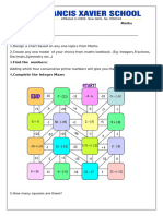 Grade 7 Maths Assignment