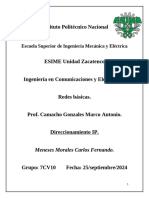 DireccionAmiento Ip Esime