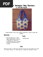 Hexagon Flower Bag PDF