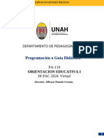 Guion Didactico Orientacion I