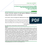 Genetic Diversity Analysis of Snail Species (Mollusca: Gastropoda) Using Molecular Marker Technology