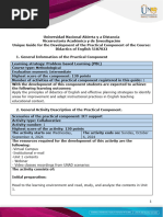 Guide For The Development of The Practical Component - Unit 1 - Phase 2 - Educational and Pedagogical Practi