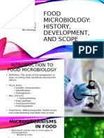 Food Microbiology - History, Development, and Scope