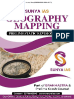 Geography Mapping Sunya Prelims2024Notes KING R QUEEN P