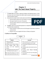 Ch. 3 Income Under The Head House Property