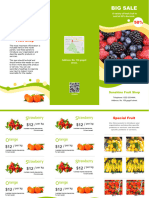 Fruit Shop Sales Brochure