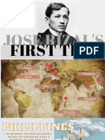 Jose Rizal First Trip