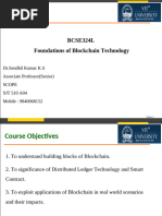 BCSE324L Foundations of Blockchain Technology