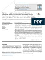 Operative Versus Percutaneous Drainage With Fibrinolysis For Complicated Pediatric Pleural Effusions