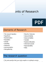 Elements of Research