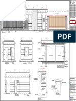 077 - Boundary Wall Detail-Gaurd Room Ele. & Sec.