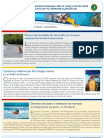 Boletín No. 3 Programa Regional de USAID para El Manejo de Recursos Acuáticos y Alternativas Económicas.