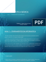 Aula 1 - Fundamentos Da Informática