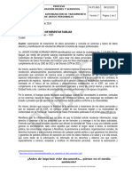 Formato Autorizacion de Tratamiento de Datos Personales Contratistas