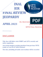 Final Jeopardy NPTE Final Frontier April 2023