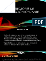 Detectores de Radiación Ionizante