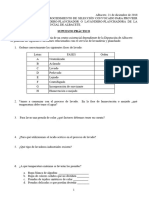 Segundo Ejercicio Del Procedimiento de Selección de Lavandero-Planchador o Lavandero-Planchadora de La Excma. Diputación Provincial de Albacete.