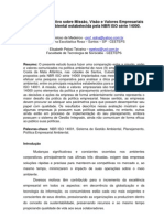 ARTIGO - Estudo Comparativo, Missão, Visão, Valores e Política Ambiental