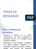 Types of Research