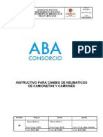 ABA PROCEDIMIENTO Cambio de Neumaticos Cam Ion Etas y Camiones