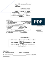 Comparatives and Superlatives