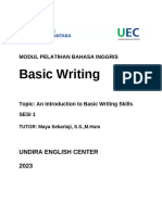 Modul Sesi 1, Basic Writing