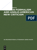 Ewa M. Thompson, Russian Formalism and Anglo-American New Criticism (1971)