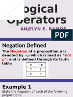 Gen Math Logical Connectors