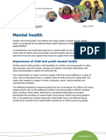 Position Paper Mental Health May 2020