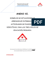 Anexo XI Funciones Ejecutivas Primaria