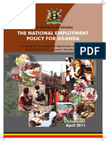 National Employment Policy For Uganda.