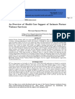 An Overview of Health Care Support of Intimate Partner Violence Survivors