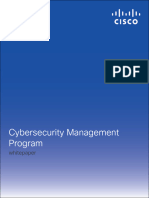 Cybersecurity Management Programs