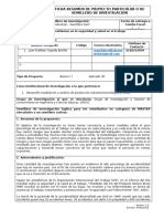 Instructivo - Ficha Resumen de Proyecto Particular o de Semillero de Investigación - Inv 2